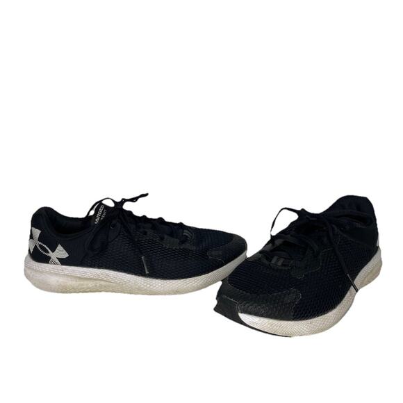 Under Armour Charged Pursuit Womens Size 9.5 Black Running Tennis Shoe‎ Logo - Picture 1 of 14